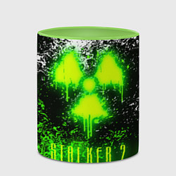 Кружка 3D S T A L K E R 2, цвет: 3D-белый + светло-зеленый — фото 2