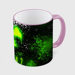 Кружка 3D S T A L K E R 2, цвет: 3D-розовый кант