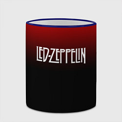 Кружка 3D Led Zeppelin, цвет: 3D-синий кант — фото 2