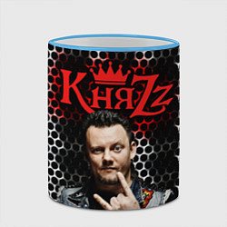 Кружка 3D Князь Анархия спина, цвет: 3D-небесно-голубой кант — фото 2