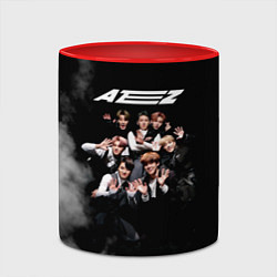 Кружка 3D Ateez, цвет: 3D-белый + красный — фото 2
