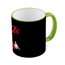 Кружка 3D Князь, цвет: 3D-светло-зеленый кант