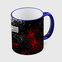 Кружка 3D LINDEMANN: Colour Splash, цвет: 3D-синий кант