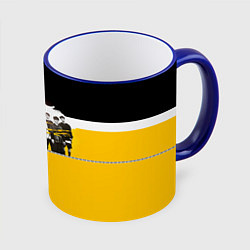 Кружка 3D Stray Kids, цвет: 3D-синий кант