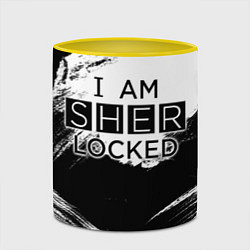Кружка 3D Sherlock, цвет: 3D-белый + желтый — фото 2