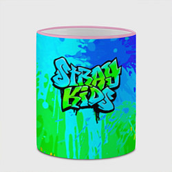 Кружка 3D Stray Kids, цвет: 3D-розовый кант — фото 2