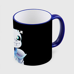 Кружка 3D UNDERTALE, цвет: 3D-синий кант