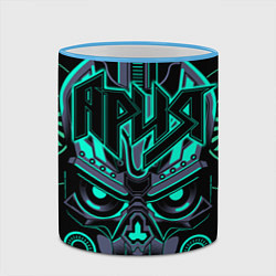 Кружка 3D Ария, цвет: 3D-небесно-голубой кант — фото 2