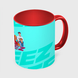 Кружка 3D Ateez, цвет: 3D-белый + красный