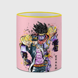 Кружка 3D JoJo Bizarre Adventure, цвет: 3D-желтый кант — фото 2