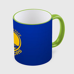 Кружка 3D GOLDEN STATE WARRIORS, цвет: 3D-светло-зеленый кант