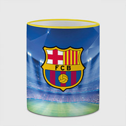 Кружка 3D FC Barcelona, цвет: 3D-желтый кант — фото 2