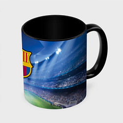 Кружка 3D FC Barcelona, цвет: 3D-белый + черный