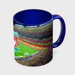 Кружка 3D FC Liverpool, цвет: 3D-белый + синий