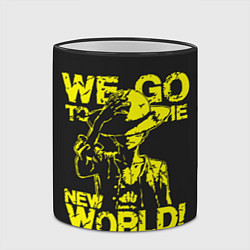 Кружка 3D One Piece We Go World, цвет: 3D-черный кант — фото 2