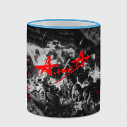 Кружка 3D АлисА, цвет: 3D-небесно-голубой кант — фото 2