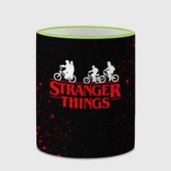 Кружка 3D STRANGER THINGS, цвет: 3D-светло-зеленый кант — фото 2