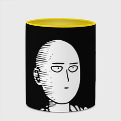 Кружка 3D ONE-PUNCH MAN, цвет: 3D-белый + желтый — фото 2