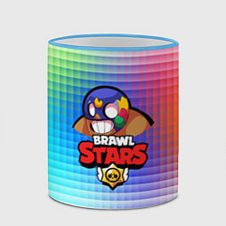 Кружка 3D BRAWL STARS EL PRIMO, цвет: 3D-небесно-голубой кант — фото 2