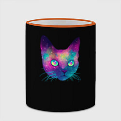 Кружка 3D Котейка, цвет: 3D-оранжевый кант — фото 2
