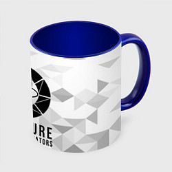 Кружка 3D PORTAL, цвет: 3D-белый + синий