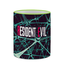Кружка 3D Resident Evil - Обитель зла, цвет: 3D-светло-зеленый кант — фото 2