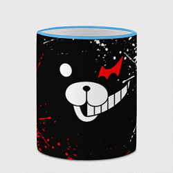 Кружка 3D MONOKUMA, цвет: 3D-небесно-голубой кант — фото 2