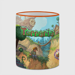 Кружка 3D Terraria, цвет: 3D-оранжевый кант — фото 2
