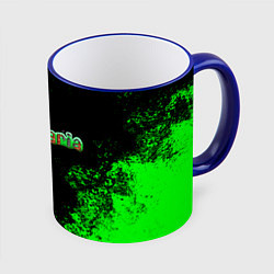 Кружка 3D Terraria, цвет: 3D-синий кант