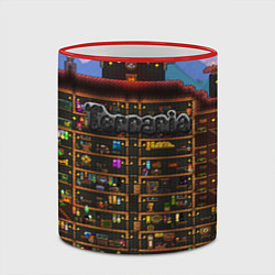Кружка 3D TERRARIA, цвет: 3D-красный кант — фото 2