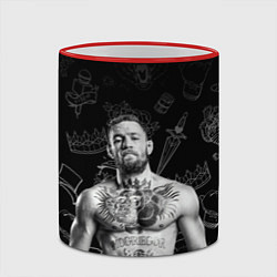 Кружка 3D CONOR McGREGOR, цвет: 3D-красный кант — фото 2