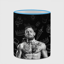 Кружка 3D CONOR McGREGOR, цвет: 3D-небесно-голубой кант — фото 2