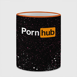 Кружка 3D PornHub, цвет: 3D-оранжевый кант — фото 2