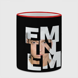 Кружка 3D Eminem, цвет: 3D-красный кант — фото 2