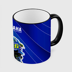 Кружка 3D Valentino Rossi, цвет: 3D-черный кант