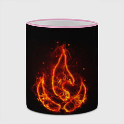 Кружка 3D Fire, цвет: 3D-розовый кант — фото 2