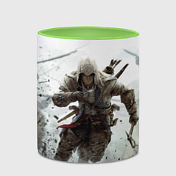 Кружка 3D ASSASSINS CREED, цвет: 3D-белый + светло-зеленый — фото 2
