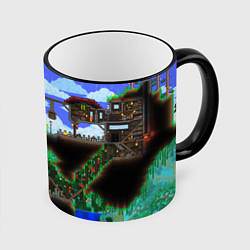 Кружка 3D TERRARIA, цвет: 3D-черный кант