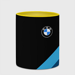 Кружка 3D BMW, цвет: 3D-белый + желтый — фото 2