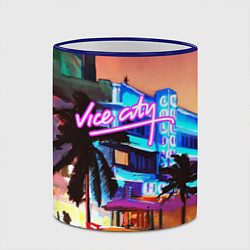 Кружка 3D GTA: VICE CITY, цвет: 3D-синий кант — фото 2