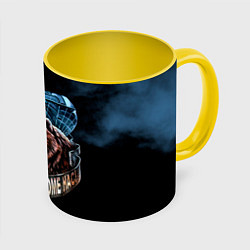 Кружка 3D Никто кроме нас, цвет: 3D-белый + желтый