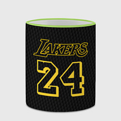 Кружка 3D Kobe Bryant, цвет: 3D-светло-зеленый кант — фото 2