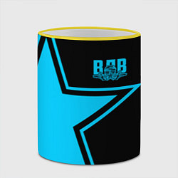 Кружка 3D ВДВ, цвет: 3D-желтый кант — фото 2