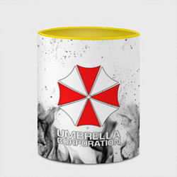 Кружка 3D UMBRELLA CORP, цвет: 3D-белый + желтый — фото 2