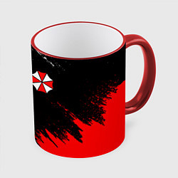 Кружка 3D UMBRELLA CORP, цвет: 3D-красный кант