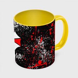 Кружка 3D UMBRELLA CORP, цвет: 3D-белый + желтый