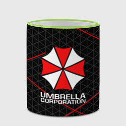 Кружка 3D UMBRELLA CORP, цвет: 3D-светло-зеленый кант — фото 2