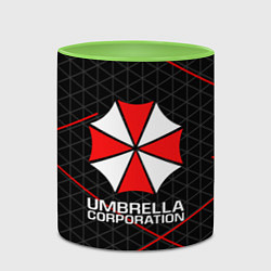 Кружка 3D UMBRELLA CORP, цвет: 3D-белый + светло-зеленый — фото 2