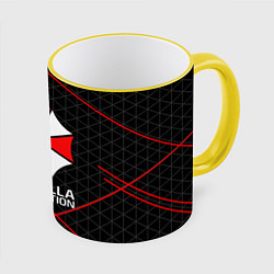 Кружка 3D UMBRELLA CORP, цвет: 3D-желтый кант