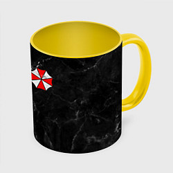 Кружка 3D UMBRELLA CORP, цвет: 3D-белый + желтый